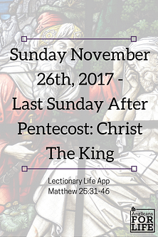 Lectionary Teaching Sunday November 26th Good Samaritan