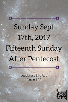Sept 17th Lectionary Teaching Fifteenth After Pentecost Love
