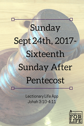 Sept 24th Lectionary Teaching Sixteenth Sunday in Pentecost Judgment
